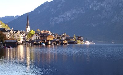 Hallstatt in the morning Hallstatt in the morning